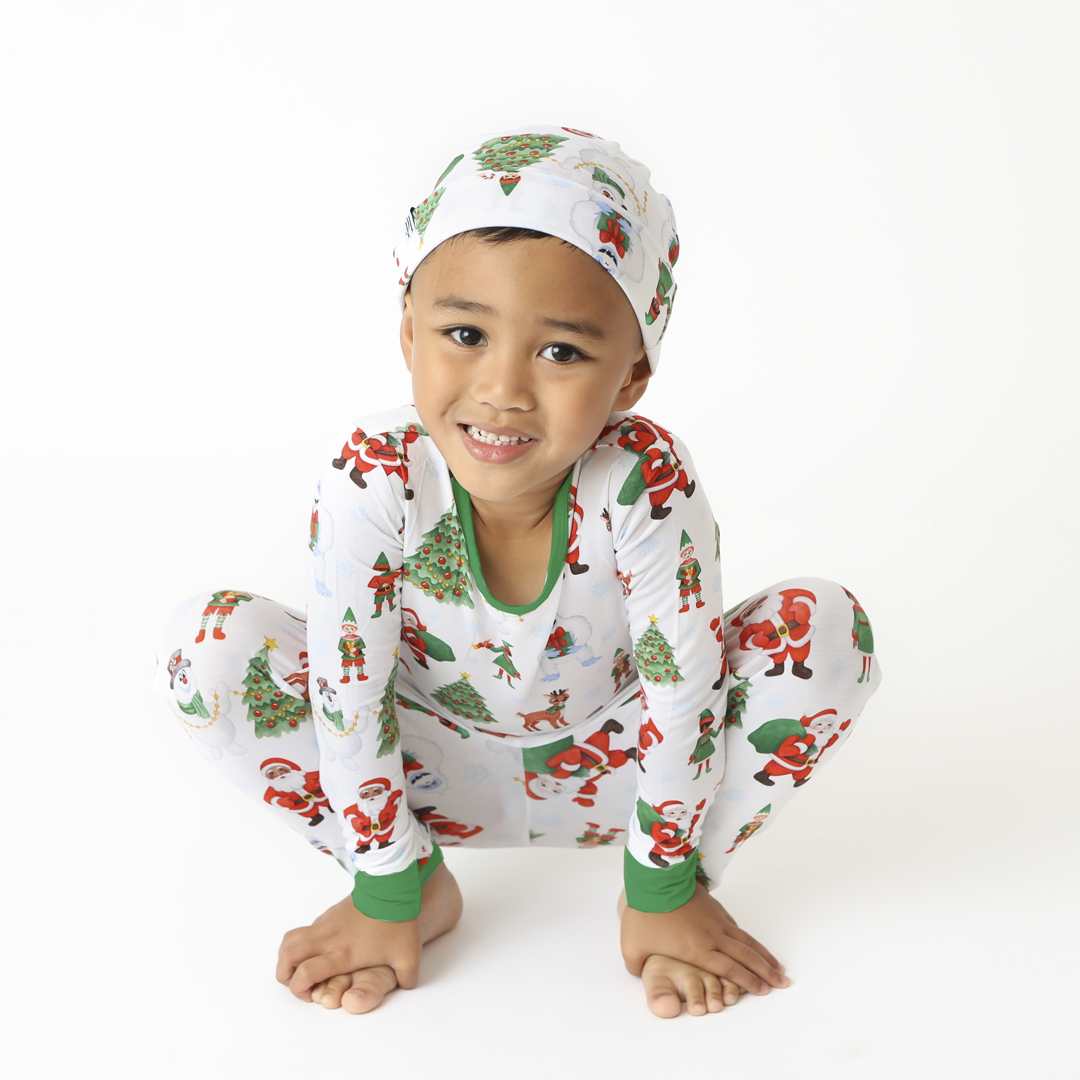 Retro Christmas Slouchy Beanie