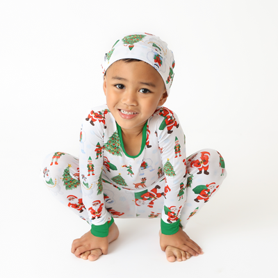 Retro Christmas Slouchy Beanie