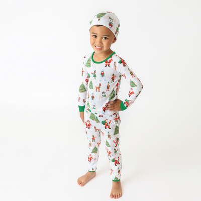 Retro Christmas Slouchy Beanie
