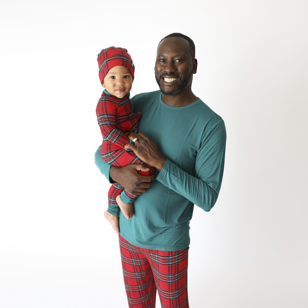 Hanlyn Holiday Plaid Convertible Romper