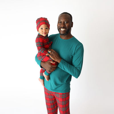 Hanlyn Holiday Plaid Convertible Romper
