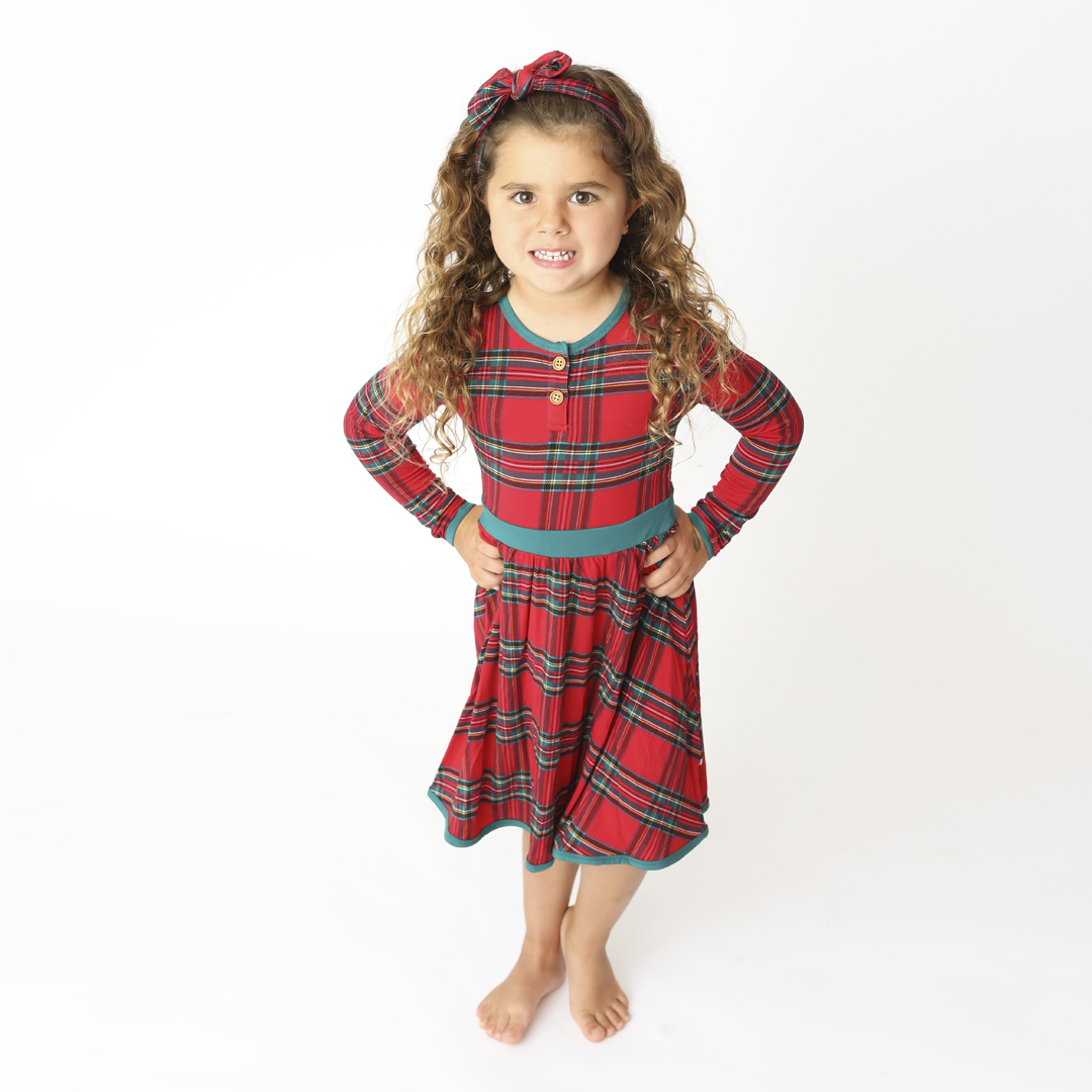 Hanlyn Holiday Plaid Beautiful Bow