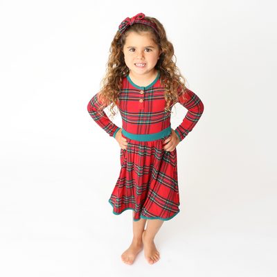 Hanlyn Holiday Plaid Beautiful Bow