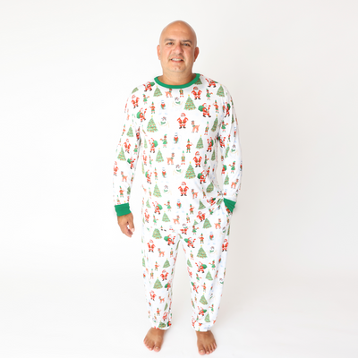 Retro Christmas Mens Two Piece Lounge Set