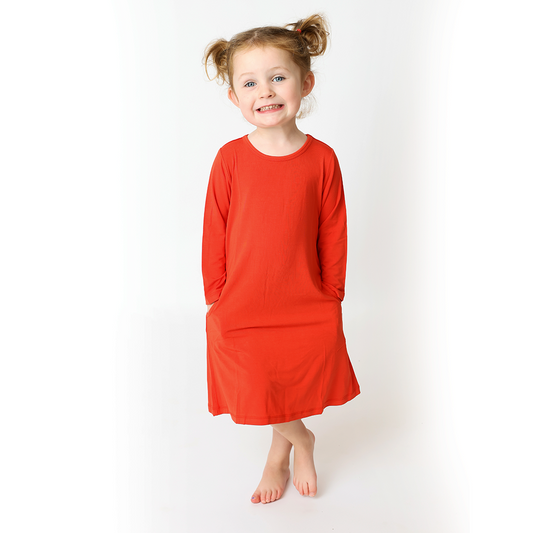 True Love Reddish Little Lounge Dress