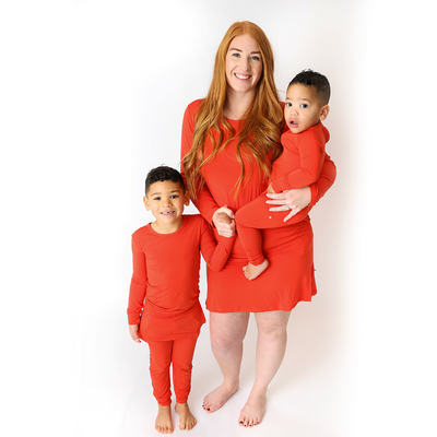 True Love Reddish Ladies Lounge Dress
