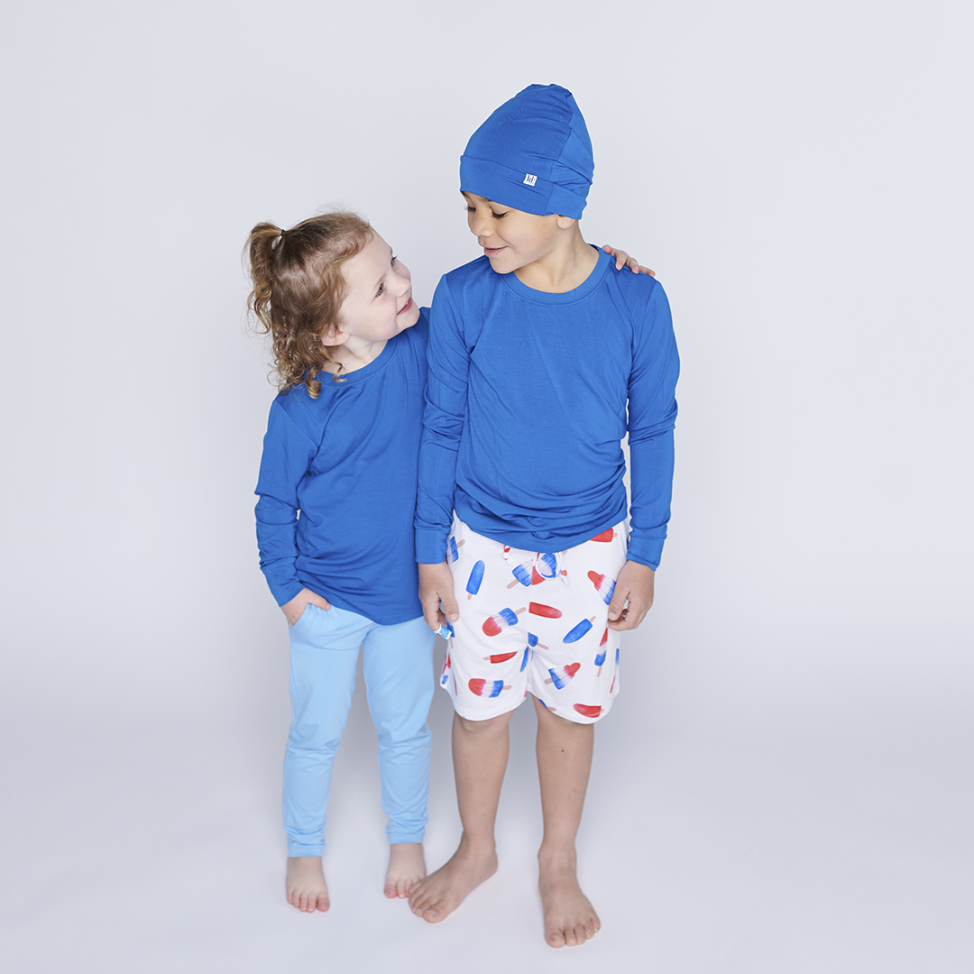 Classic Blue Slouchy Beanie