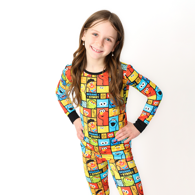 Retro Sesame Vibes Two Piece Lounge Set | Sesame Street