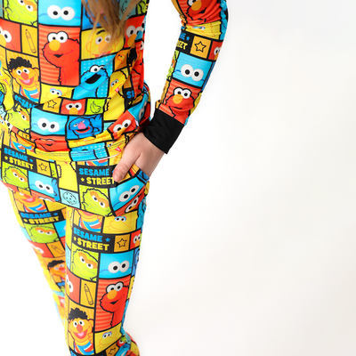 Retro Sesame Vibes Two Piece Lounge Set | Sesame Street