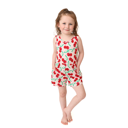 With A Cherry On Top Pull Up Romper