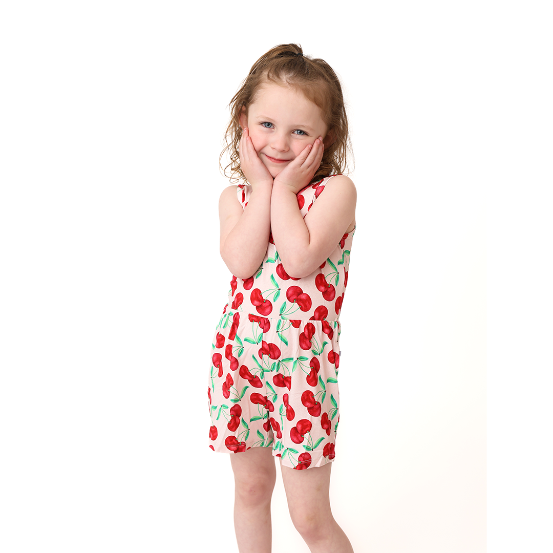 With A Cherry On Top Pull Up Romper