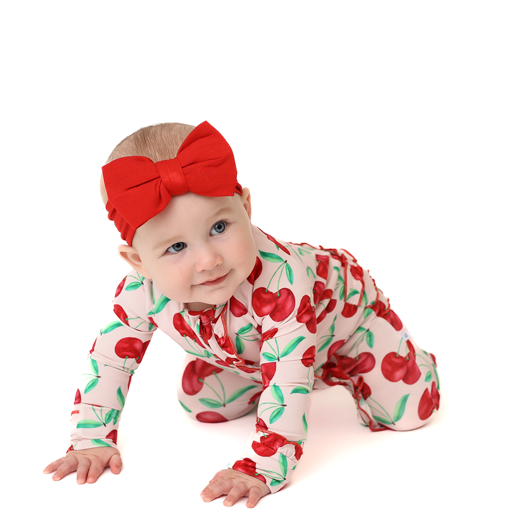 With A Cherry On Top Convertible Romper (with ruffles)
