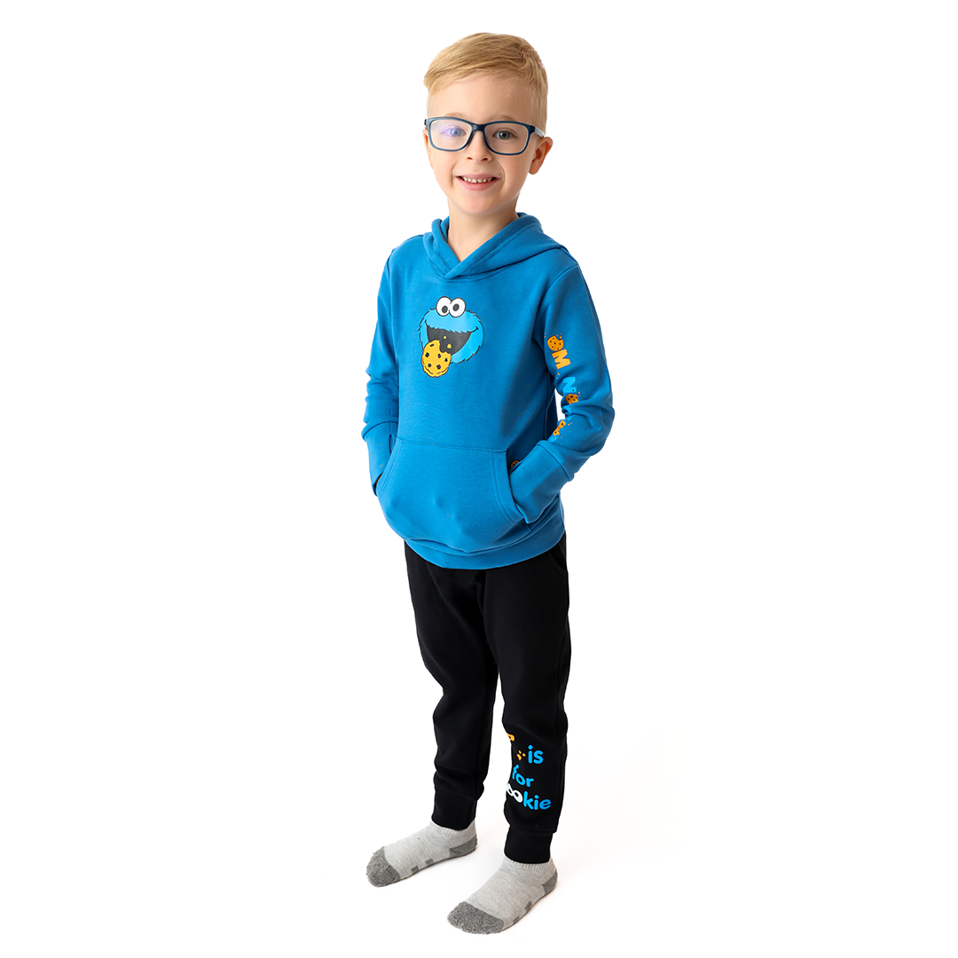 Cookie Monster Kids Hooded Tracksuit | Sesame Street