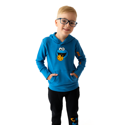 Cookie Monster Kids Hooded Tracksuit | Sesame Street