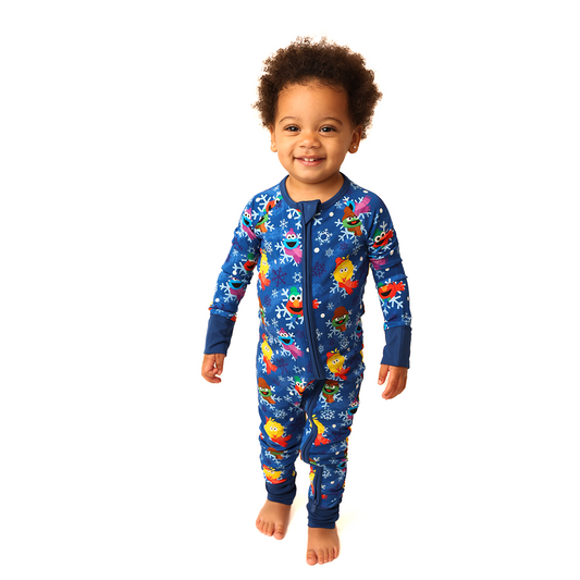 Sesame Snowflakes Convertible Romper | Sesame Street