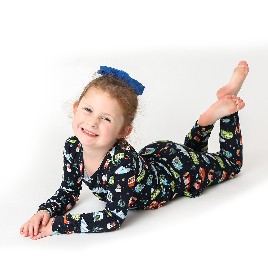 RV There Yet?- Winter Edition Kids Two Piece Lounge Set
