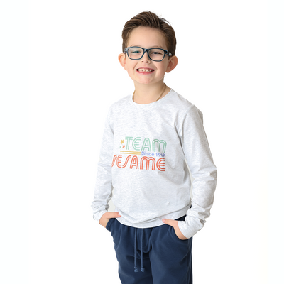 Team Sesame Kids MODAL Long Sleeve Shirt | Sesame Street