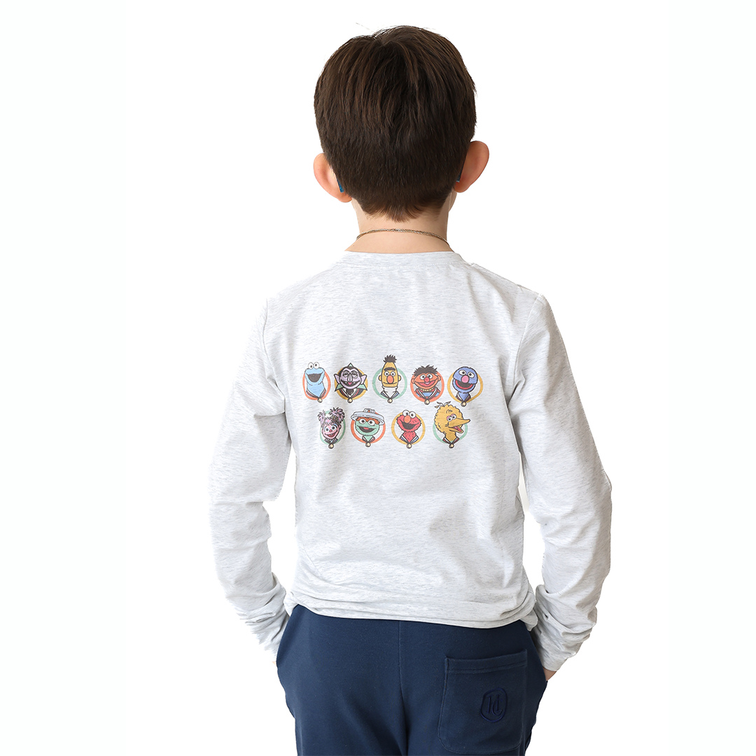 Team Sesame Kids MODAL Long Sleeve Shirt | Sesame Street