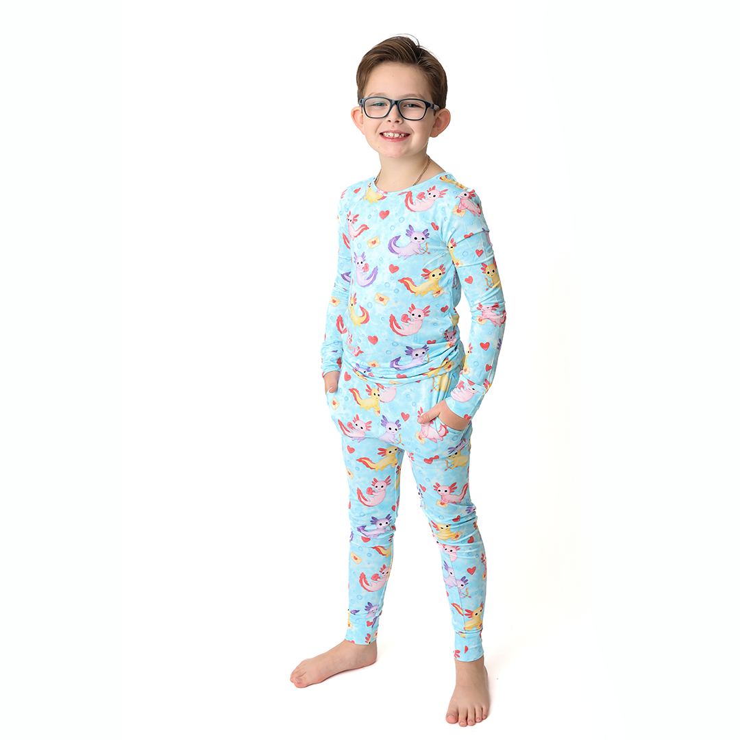 I Love You Alotl Kids Two Piece Lounge Set