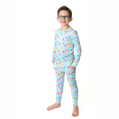 I Love You Alotl Kids Two Piece Lounge Set