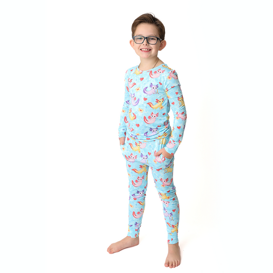 I Love You Alotl Kids Two Piece Lounge Set