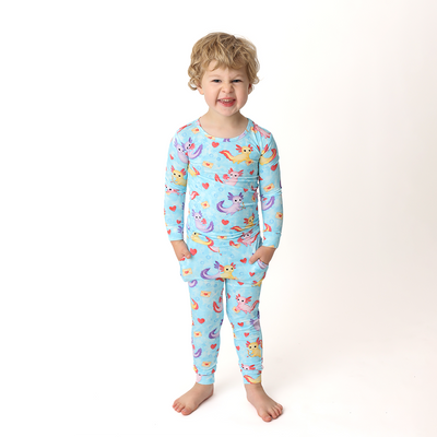 I Love You Alotl Kids Two Piece Lounge Set