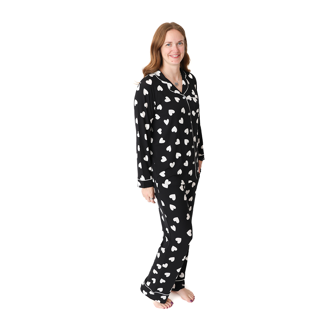 Lovestruck Ladies Button Up Lounge Set