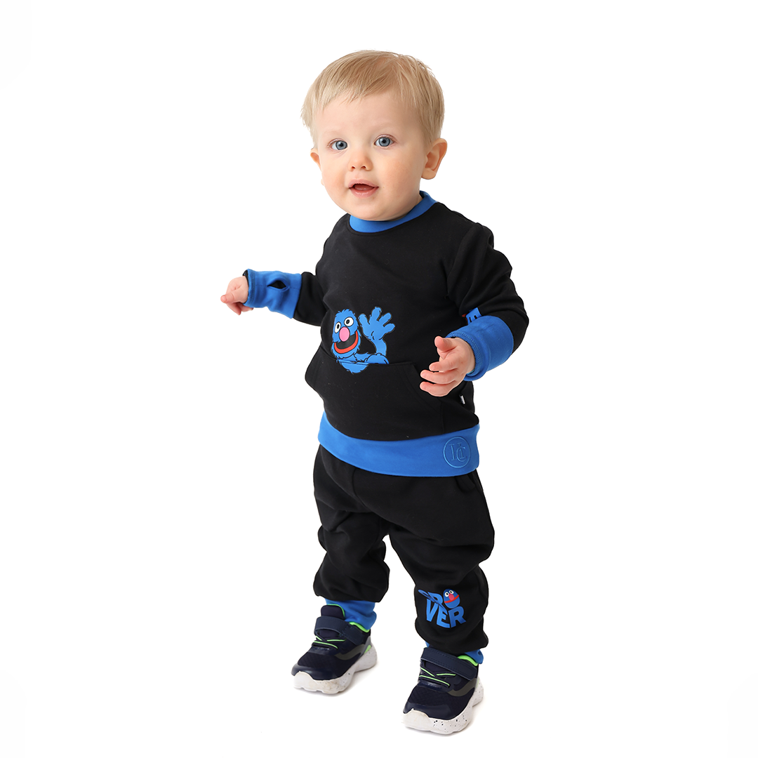 Grover Kids Crewneck Tracksuit | Sesame Street