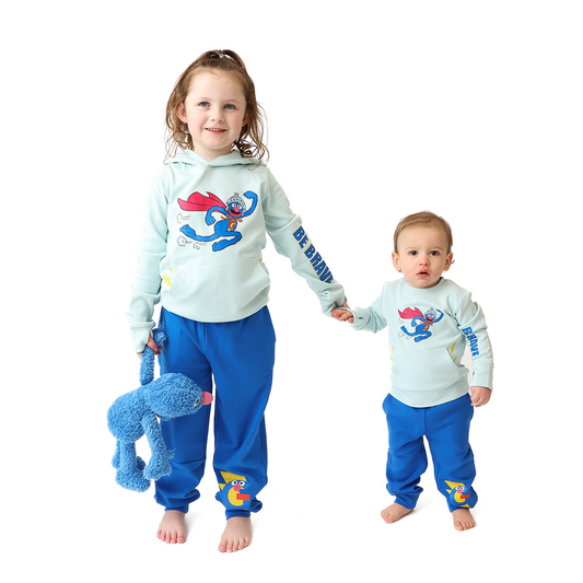 SUPER Grover Kids Crewneck Tracksuit | Sesame Street
