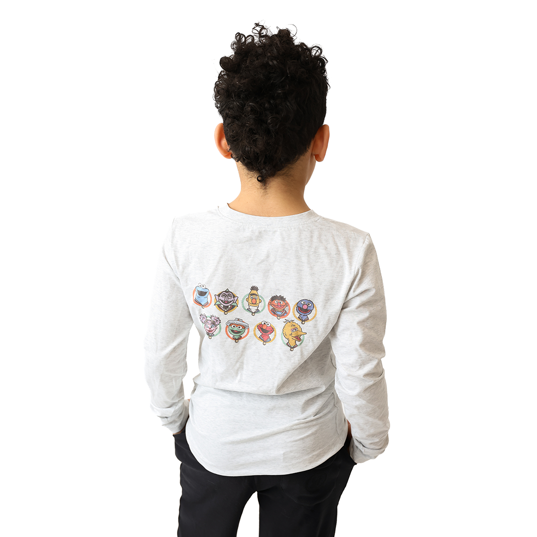 Team Sesame Kids MODAL Long Sleeve Shirt | Sesame Street