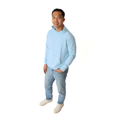 Cloudwater Blue Adult Hoodie