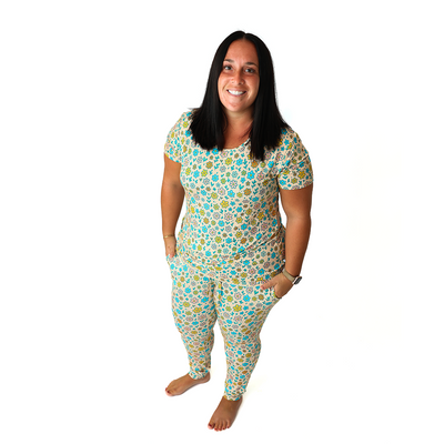Sunny Daze Ladies Short Sleeve PJ Set
