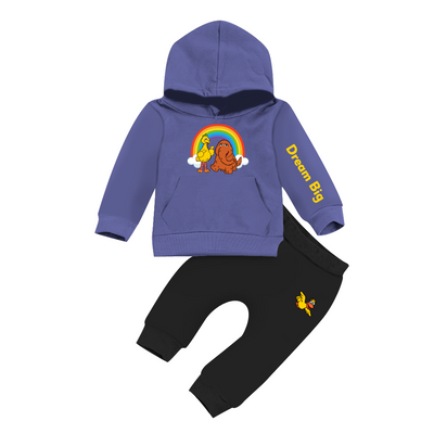 Big Bird & Snuffy Kids Hooded Tracksuit | Sesame Street