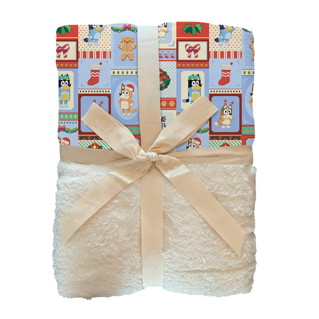 Christmas Keepsakes Kids Plush Blanket (40x40) | Bluey™