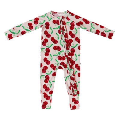 With A Cherry On Top Convertible Romper (with ruffles)