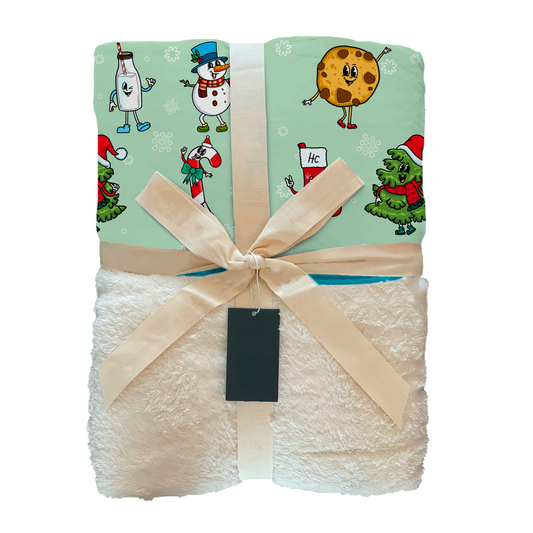 Chillin' With My Snowmies PLUSH Family Blanket (85X65)