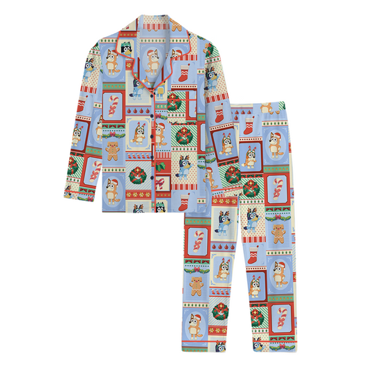 Christmas Keepsakes Ladies Button Up PJ Set | Bluey™