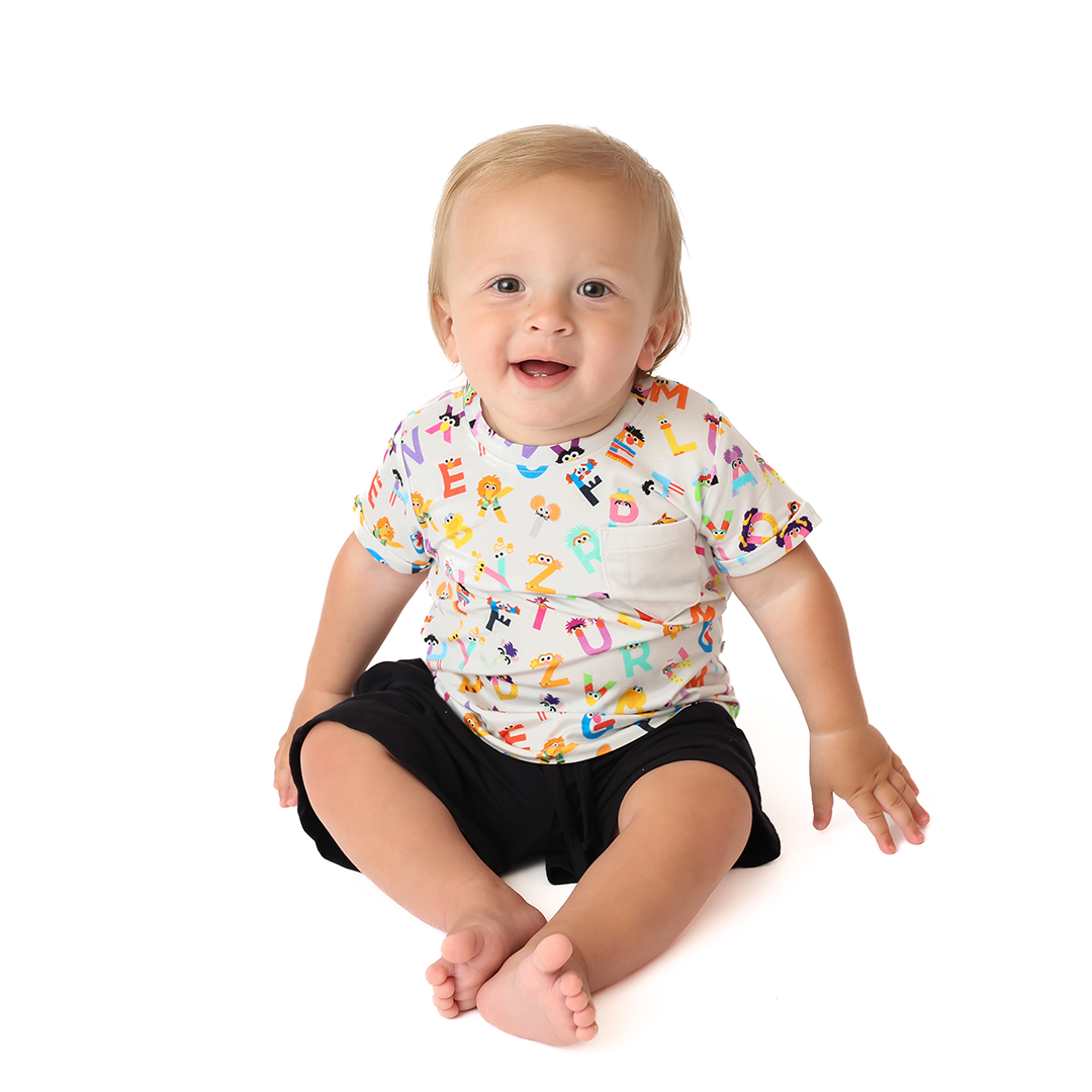 The Monster ABC's pocket t-shirt | Sesame Street
