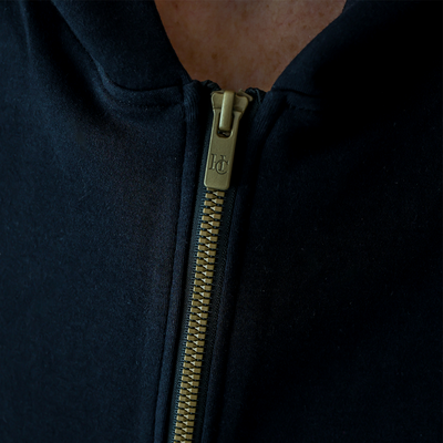 Black Adult Full Zip Hoodie