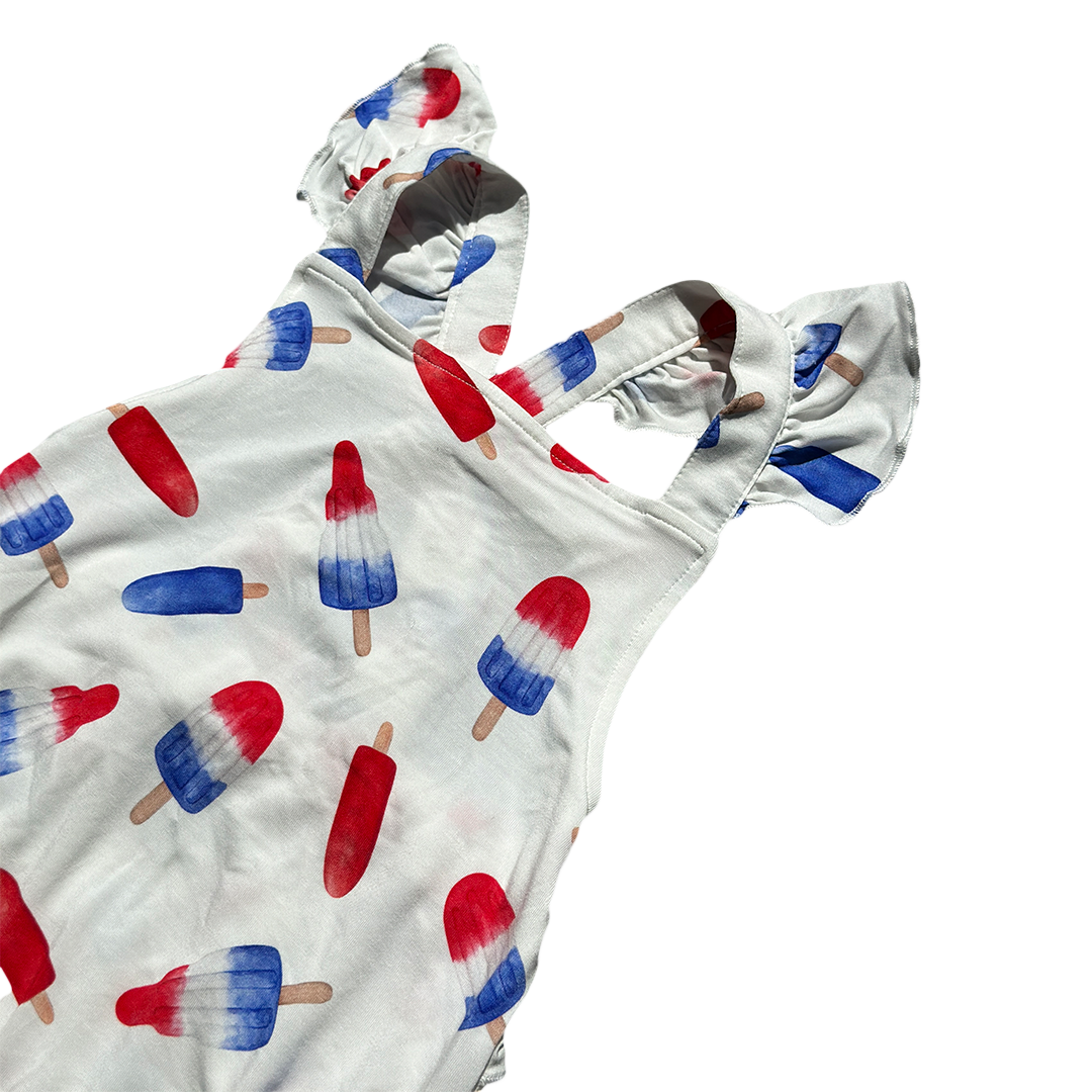 Rocket Pop Bubble Romper (with ruffles)