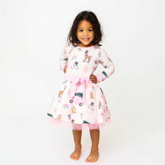 Winter Wonderland PINK Tutu Dress