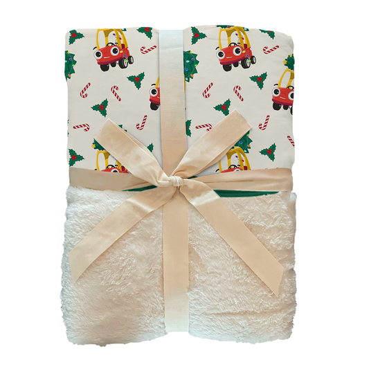 Holiday Joyride Family Plush Blanket (85x65) | Little Tikes™