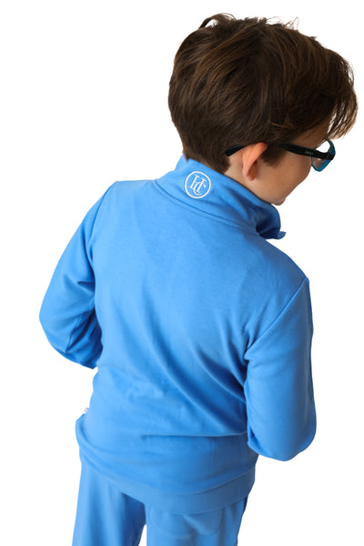 Out Of The Blue Kids Full-Zip Funnel-Neck Sweatshirt