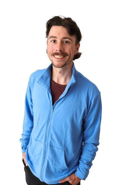 Out Of The Blue Adult Full-Zip Funnel-Neck Sweatshirt