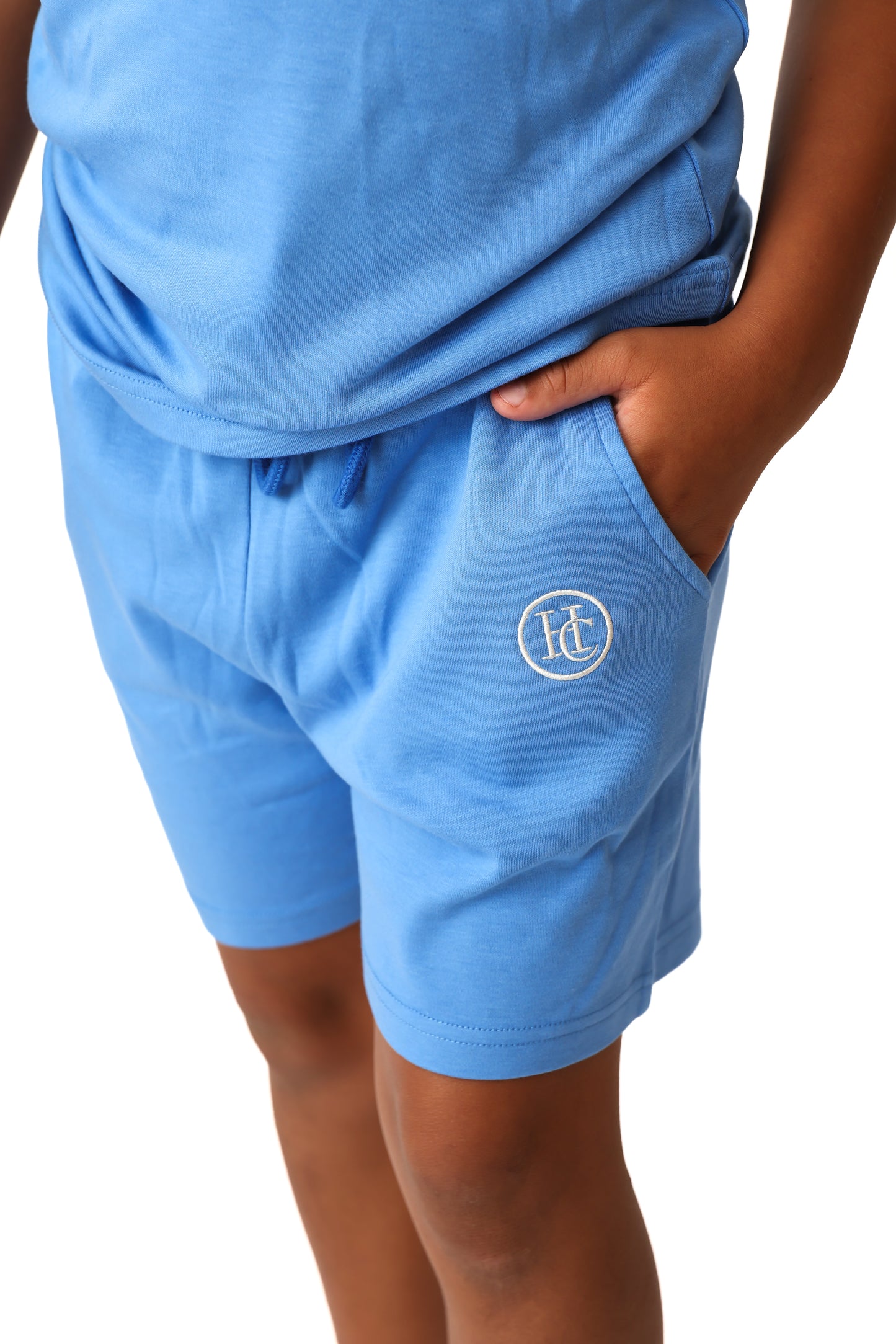 Out Of The Blue Kids Short Sleeve Hoodie & Shorts Tracksuit
