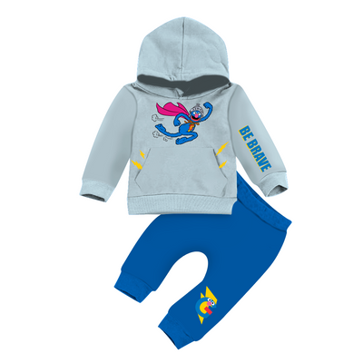 SUPER Grover Kids Hooded Tracksuit | Sesame Street