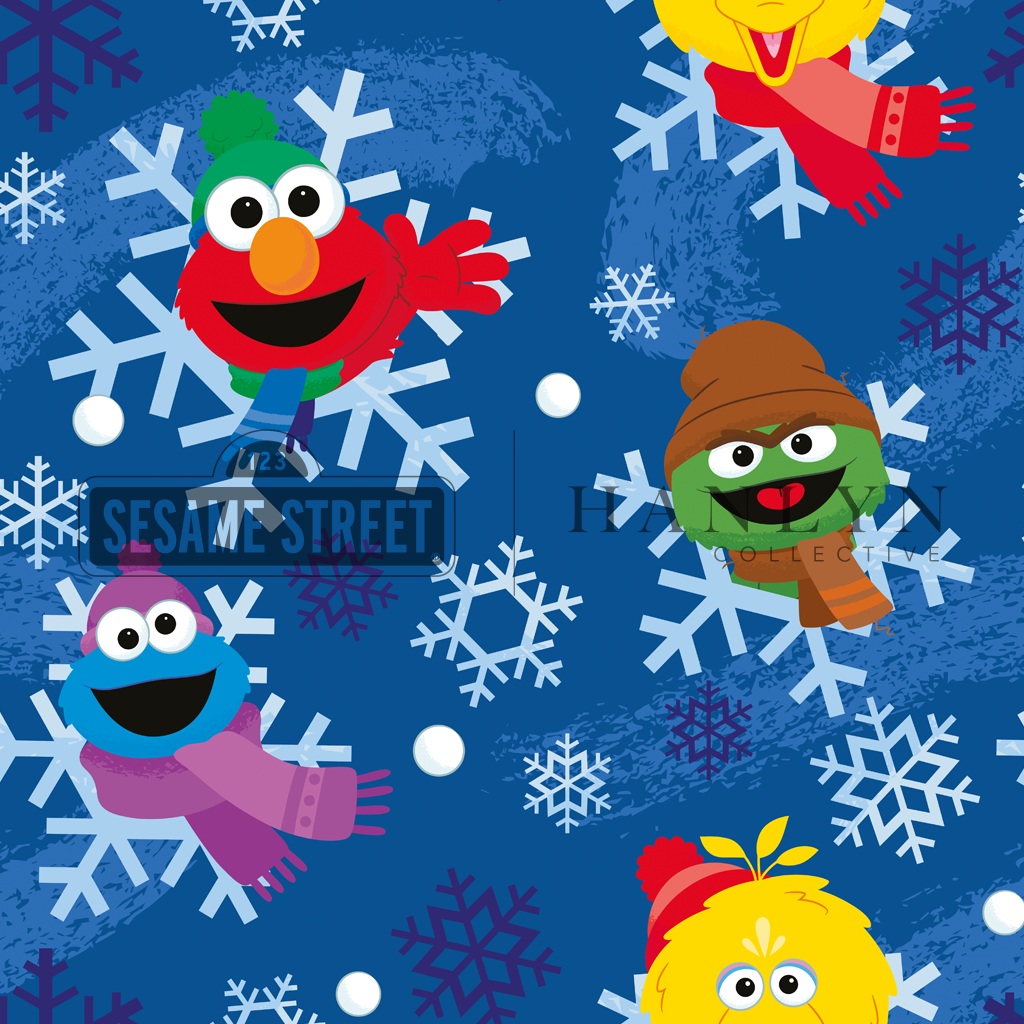 Sesame Snowflakes Men's Two Piece Lounge Set | Sesame Street