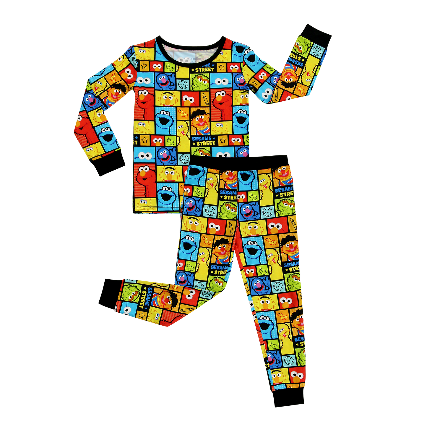 Retro Sesame Vibes Two Piece Lounge Set | Sesame Street