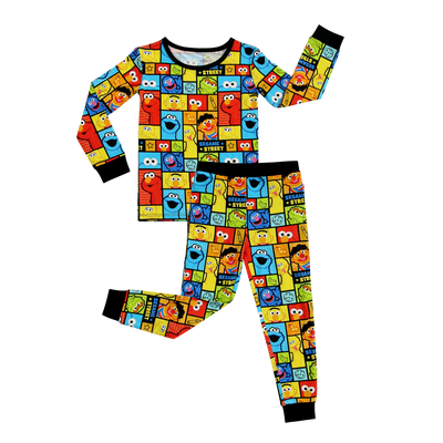 Retro Sesame Vibes Two Piece Lounge Set | Sesame Street