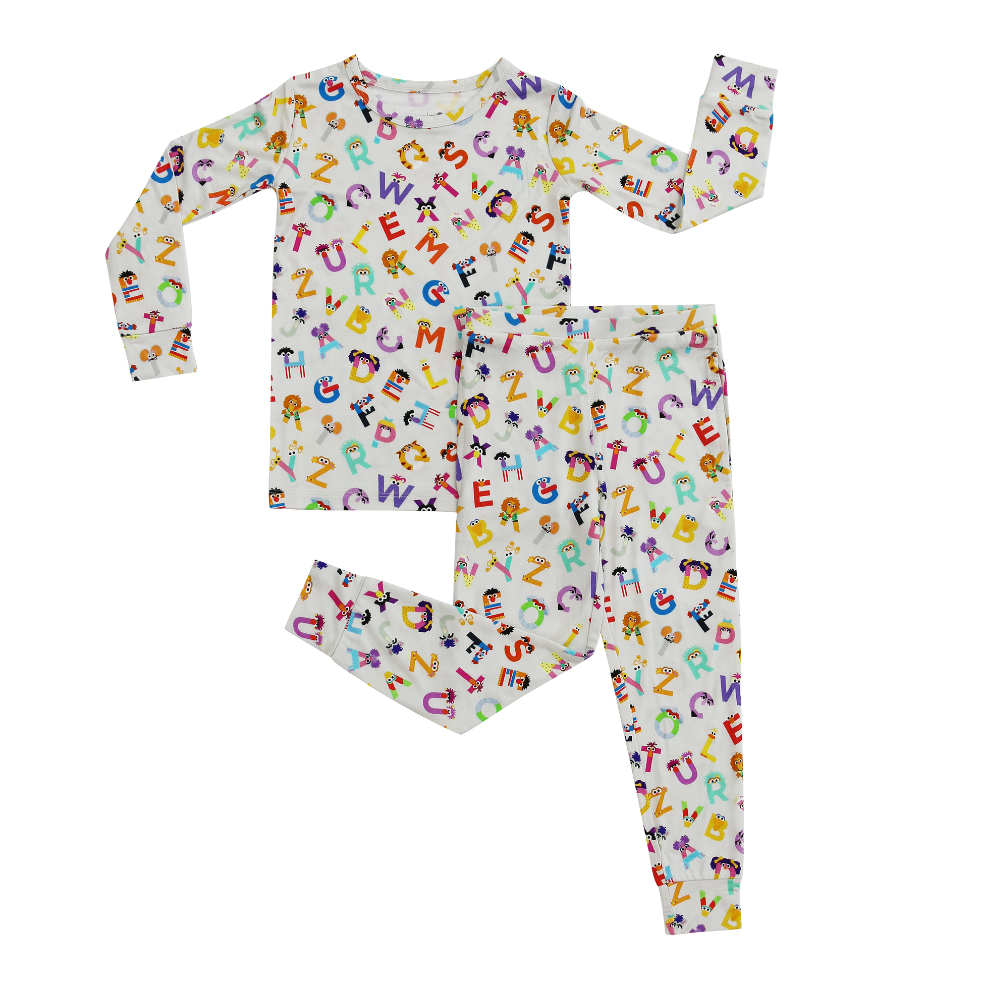 The Monster ABC's Kids Two Piece Lounge Set | Sesame Street